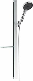 Set de dus cu bara Hansgrohe Rainfinity 130 cu 3 functii crom
