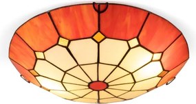 BRILAGI - Plafonieră Tiffany cu vitralii SIENNA 2xE27/60W/230V Ø 40 cm