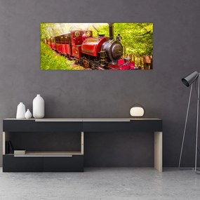 Tablou - Tren cu aburi (120x50 cm)