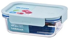 LOCKnLOCK Cutie de sticlă dreptunghiulară CLEAR,630 ml, mentă, 630 ml