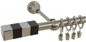 Galerie simpla MAGNUM /19 - inox (Alege marime: 160 cm)