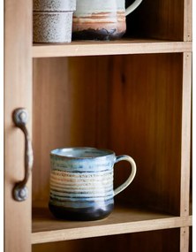 Căni albastre 4 buc. din gresie 380 ml Deana – Bloomingville