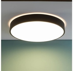 Brilliant - Plafonieră dimerizabilă LED SLIMLINE, 60W/230V, Ø 49 cm, neagră + telecomandă