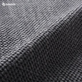 Pat matrimonial gri închis tapițat cu spațiu de depozitare cu somieră 180x200 cm Atesio – Meise Möbel