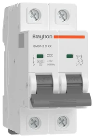 Siguranta automata 2P, 50A, curba de declansare C, capacitate de rupere 4.5kA, Braytron