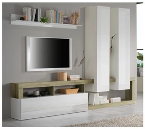 Set living LENOR alb/maro