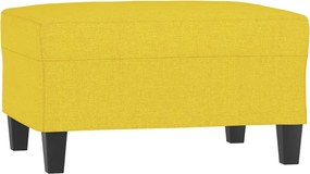 vidaXL Taburet, galben deschis, 70x55x41 cm, material textil