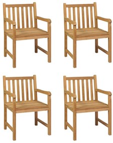 Set mobilier gradina, 5 piese, lemn masiv de tec 5