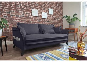 Canapea Miuform Charming Charlie, gri antracit