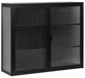 Bufet modern cu două uși, Negru | Aosom Romania