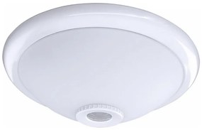 Plafonieră cu senzor de mișcare MANA, 2 x E27, 40 W, 230 V, Ø 30 cm, alb