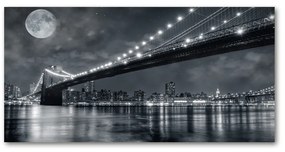 Tablou sticlă acrilică Podul brooklyn