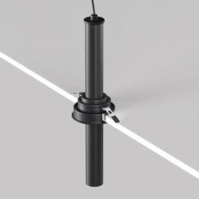 Spot LED incastrabil rotativ retractabil Focus T negru