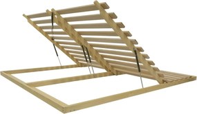 Somieră nereglabilă/pliabilă cu şipci 200x200 cm Masiv Partner Lux – Materasso