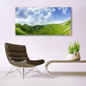 Tablou pe panza canvas Mountain Meadow Natura verde