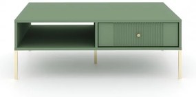 Măsuță cafea Isae 2S (Verde + Auriu). 1125198