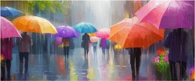 Tablou - Zi ploioasă (120x50 cm)