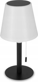 Lampă solară LED reglabilă LED/2W/5V USB 1200 mAh IP44 alb/negru
