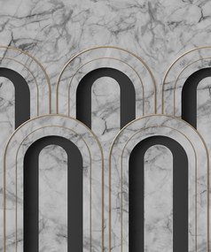 Tapet Arch Deco, Marble, Rebel Walls