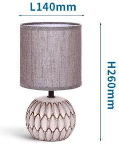 Lampă de masă 1xE14/40W/230V mov Aigostar