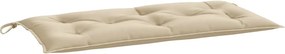 vidaXL Pernă bancă de grădină, bej, 100x50x7 cm, material oxford