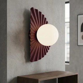 Aplica de perete FLORA 1xG9/8W/230V roșie