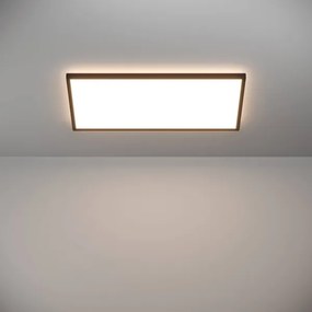 Plafonieră LED RGBW dimabilă de exterior Eglo 901469 ROVITO-Z 17,2W/230V 30x57 cm IP44 negru