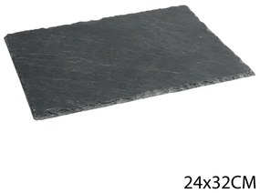 Platou servire ardezie, 24 x 32 cm, pentru apeitiv, fel principal sau desert