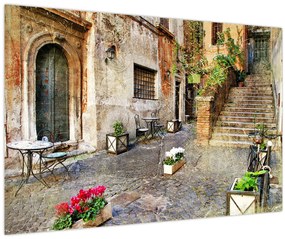 Tablou - Străzile vechi din Roma (90x60 cm)