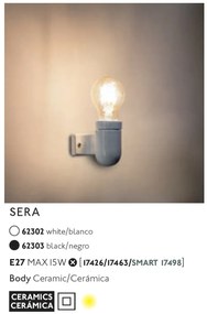 Aplica moderna design minimalist SERA neagra
