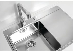 Chiuvetă de bucătărie ALVEUS 1103610 PURE 79x52,5 cm crom