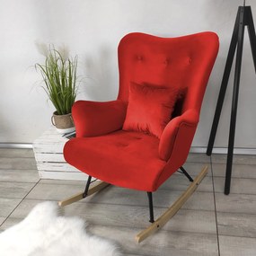 Fotoliu balansoar în stil scandinav Aria (Magic Velvet 2232). 1059403