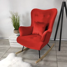 Fotoliu balansoar în stil scandinav Aria (Magic Velvet 2232). 1059403