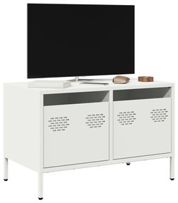 851237 vidaXL Dulap TV, alb, 68x39x43,5 cm, oțel laminat la rece