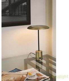 Veioza LED design deosebit HOSHI aurie/negru 28387