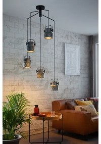 Eglo 39856 - Lustră aplicată HILCOTT 5xE27/40W/230V