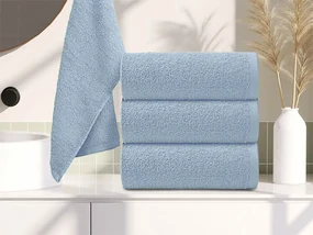 Prosop copii Bella 30x50 cm albastru, 100% bumbac