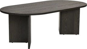 Masuta cafea SABLE, negru, PAL, 119x60x40 cm