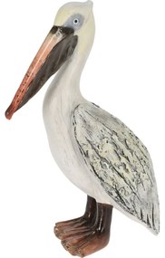 Decorațiune de grădină Pelican, 20,5 x 29 x 10,5 cm, poliresin