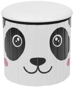 TABURET PLIABIL ROTUND 38CM-PANDA