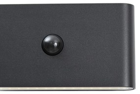 Lampă de perete neagră cu senzor de lux magnetic, cu LED reîncărcabil - Batt