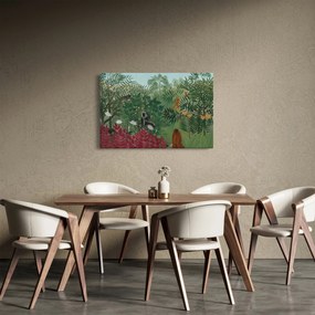 Tablou - Henri Rousseau, Tropical Forest with Monkeys, reproducere (90x60 cm)