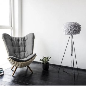 Accesoriu lampadar, Trepied negru pentru abajurul cu pene Eos si Silvia