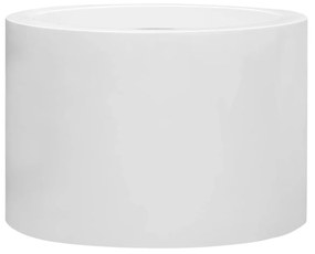 Ghiveci Jumbo Max inaltime medie, culoare alb lucios, dimensiuni multiple - PotteryPots Mărime: L - v. 60 cm, ⌀ 90 cm