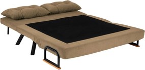 Canapea extensibila 2 locuri, Atelier del Sofa, 859FTN2870, Maro deschis