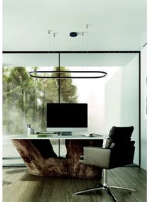 Lustră LED dimabilă pe cablu ELENA LED/50W/230V 120 cm negru Azzardo AZ5055