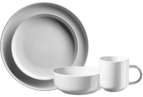 Set de masă Mäser 16 buc. ALENIA, alb