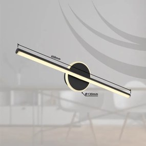 Globo 41924S - LED iluminat baie PEPE LED/10W/230V IP44 negru