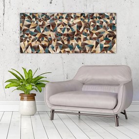 Tablou - Triunghiuri (120x50 cm)