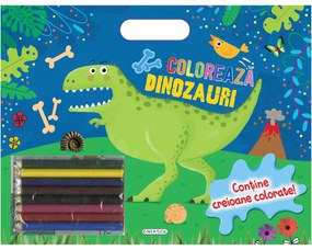 COLOREAZA - DINOZAURI (CREIOANE) - GIRASOL (978-606-024-244-4)